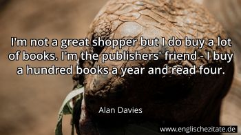 Englisches Zitat von Alan Davies als Bild