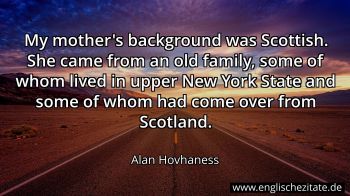Englisches Zitat von Alan Hovhaness als Bild