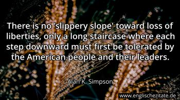 Englisches Zitat von Alan K. Simpson als Bild