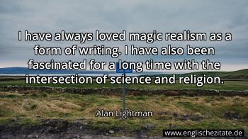 Englisches Zitat von Alan Lightman als Bild