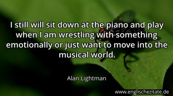 Englisches Zitat von Alan Lightman als Bild