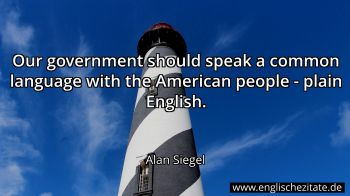 Englisches Zitat von Alan Siegel als Bild