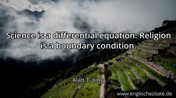 Englisches Zitat von Alan Turing als Bild