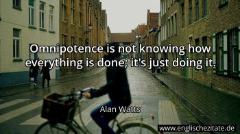 Englisches Zitat von Alan Watts als Bild