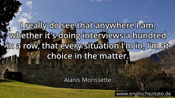 Englisches Zitat von Alanis Morissette als Bild