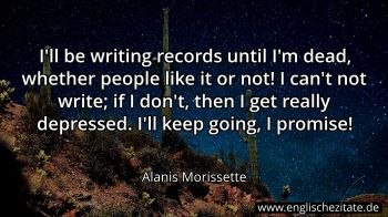 Englisches Zitat von Alanis Morissette als Bild