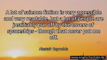 Englisches Zitat von Alastair Reynolds als Bild