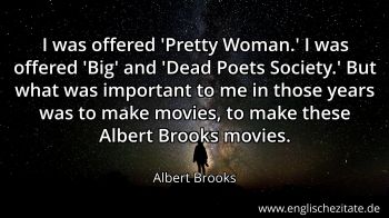 Englisches Zitat von Albert Brooks als Bild