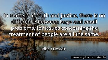 Englisches Zitat von Albert Einstein als Bild