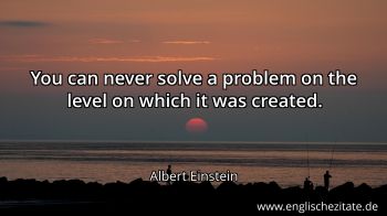 Englisches Zitat von Albert Einstein als Bild