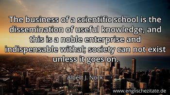 Englisches Zitat von Albert J. Nock als Bild