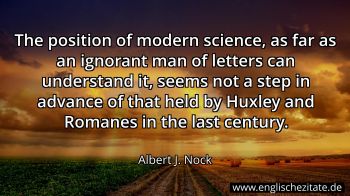 Englisches Zitat von Albert J. Nock als Bild
