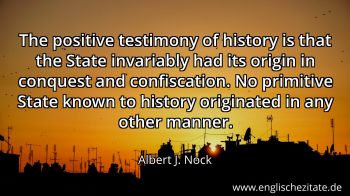Englisches Zitat von Albert J. Nock als Bild