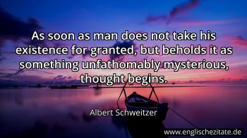 Englisches Zitat von Albert Schweitzer als Bild