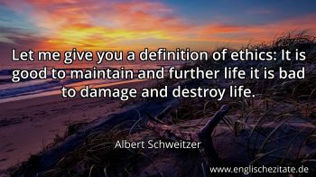 Englisches Zitat von Albert Schweitzer als Bild