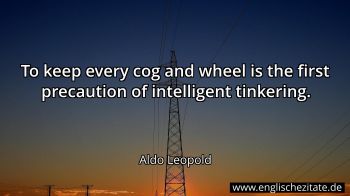 Englisches Zitat von Aldo Leopold als Bild