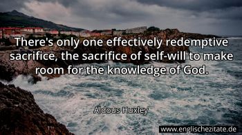 Englisches Zitat von Aldous Huxley als Bild