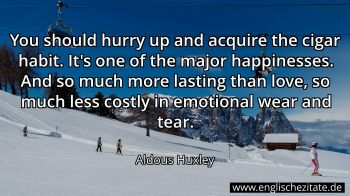Englisches Zitat von Aldous Huxley als Bild