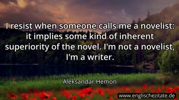 Englisches Zitat von Aleksandar Hemon als Bild