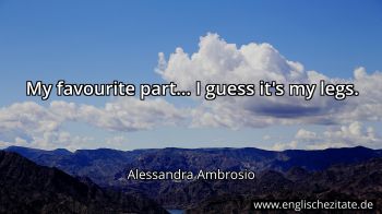 Englisches Zitat von Alessandra Ambrosio als Bild