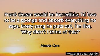 Englisches Zitat von Alessia Cara als Bild