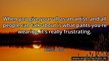 Englisches Zitat von Alessia Cara als Bild