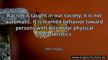 Englisches Zitat von Alex Haley als Bild