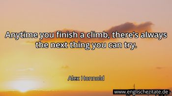 Englisches Zitat von Alex Honnold als Bild