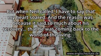 Englisches Zitat von Alex Lifeson als Bild