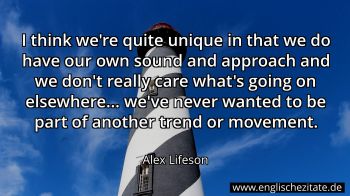 Englisches Zitat von Alex Lifeson als Bild