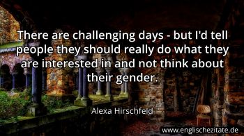Englisches Zitat von Alexa Hirschfeld als Bild