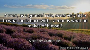 Englisches Zitat von Alexander Graham Bell als Bild