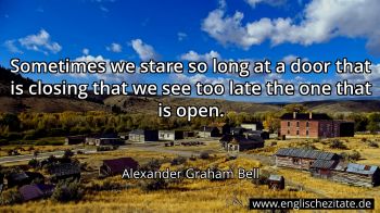 Englisches Zitat von Alexander Graham Bell als Bild