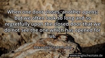 Englisches Zitat von Alexander Graham Bell als Bild