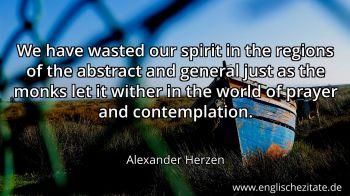 Englisches Zitat von Alexander Herzen als Bild