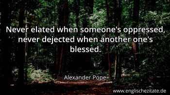 Englisches Zitat von Alexander Pope als Bild