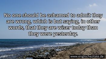 Englisches Zitat von Alexander Pope als Bild