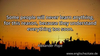 Englisches Zitat von Alexander Pope als Bild