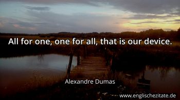 Englisches Zitat von Alexandre Dumas als Bild