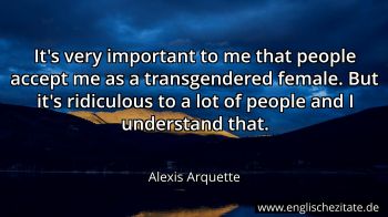 Englisches Zitat von Alexis Arquette als Bild