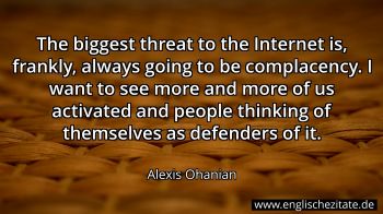 Englisches Zitat von Alexis Ohanian als Bild