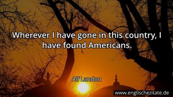Englisches Zitat von Alf Landon als Bild
