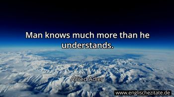Englisches Zitat von Alfred Adler als Bild