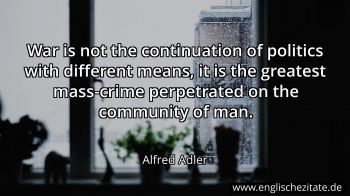 Englisches Zitat von Alfred Adler als Bild