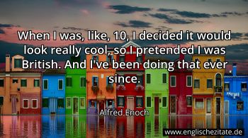 Englisches Zitat von Alfred Enoch als Bild