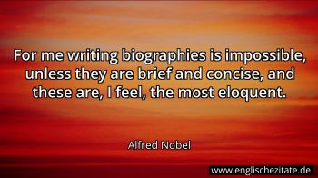 Englisches Zitat von Alfred Nobel als Bild
