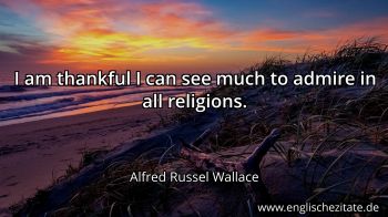 Englisches Zitat von Alfred Russel Wallace als Bild
