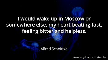 Englisches Zitat von Alfred Schnittke als Bild