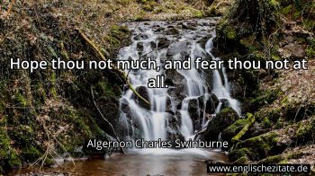 Englisches Zitat von Algernon Charles Swinburne als Bild