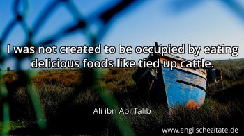 Englisches Zitat von Ali ibn Abi Talib als Bild